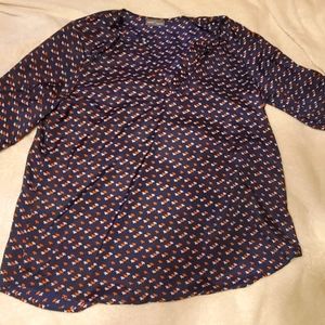 Navy blue blouse